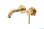 KFA MOZA BRUSHED GOLD bateria umywalkowa podtynkowa złoty szczotkowany 5039-810-31