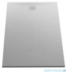 New Trendy Mori brodzik prostokątny z konglomeratu 100x80x3 cm szary B-0396
