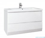 Oristo Brylant szafka podumywalkowa wisząca 84x50x48cm biały połysk OR36-SD2S-85-1