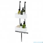 Tiger 2 Store wisząca półka prysznicowa 25cm biała 1500210146