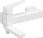 Deante BLUR Bateria wannowa ścienna ze składaną wylewką bianco BQL_A12M