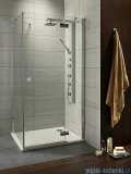Radaway Almatea Kdj Kabina prostokątna 100x80 Prawa szkło grafitowe + Brodzik Doros D + syfon 32142-01-05NR