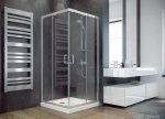 Besco Modern kabina kwadratowa z brodzikiem 80x80cm przejrzyste MK-80-185-C/#BAA-80-K