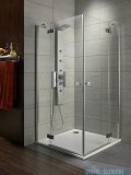 Radaway Kabina prysznicowa Almatea Kdd 100x90 szkło grafitowe + brodzik Doros D + syfon 32182-01-05N
