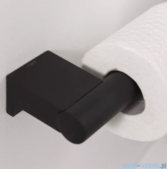 Clasp pulse Extremely important Tiger Bold Wieszak na papier toaletowy czarny 2890.07 - plytki-lazienki