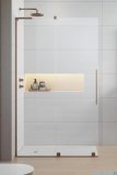 Radaway Furo SL Brushed Copper kabina Walk-in 100x200cm lewa szczotkowana miedź 10306538-93-01L/10110494-01-01