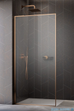 Radaway Modo F SL Brushed Copper II kabina Walk-in 100x201,6cm lewa Szczotkowana Miedź szkło przejrzyste 10419104-93-01L