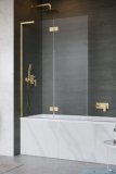 Radaway Essenza 8 SL Gold PND II parawan nawannowy 100cm lewy złoty połysk/przejrzyste 10500100-09-01L