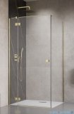 Radaway Essenza 8 Brushed Gold Kdj kabina 80x120cm lewa szczotkowane złoto 10480512-01-01L/10470237-99-01L/10113120-01-01