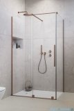 Radaway Furo Kdj Brushed Copper kabina 120x75cm lewa szczotkowana miedź 10104622-93-01L/10110580-01-01/10113075-01-01