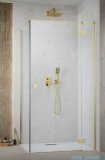 Radaway Essenza 8 Gold Kdj kabina 90x110cm prawa złoty połysk/szkło przejrzyste 10480612-01-01R/10470237-09-01R/10113110-01-01