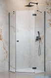 Radaway Essenza 8 Brushed GunMetal Ptj kabina pięciokątna 80x90cm prawa szczotkowany grafit 10490000-92-01R/10490400-01-01