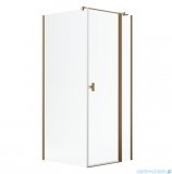 Radaway Nes Kdj II Brushed Copper kabina 110x80cm prawa szczotkowana miedź 10032110-93-01R/10039080-01-01