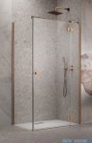 Radaway Essenza Kdj Brushed Copper kabina 80x75cm prawa szczotkowana miedź 1385043-93-01R/1384049-01-01