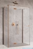 Radaway Essenza Brushed Copper Kdj+S kabina 80x90x80cm lewa szczotkowana miedź 1384051-01-01/1385020-93-01L/1384051-01-01