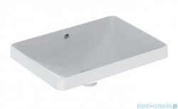 Geberit VariForm Umywalka prostokątna z przelewem szkliwiony spód 55x40 cm 500.737.01.2