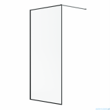 Radaway Modo F II Black kabina Walk-in 135x201cm Czarna szkło przejrzyste 10409135-54-01