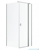 Radaway Nes Kdj II Brushed Nickel kabina 90x75cm prawa szczotkowany nikiel 10032090-91-01R/10039075-01-01