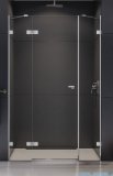 New Trendy Eventa drzwi wnękowe pojedyncze z dodatkową ścianką 170x200 cm przejrzyste lewe chrom EXK-4466