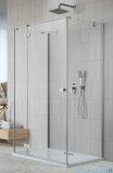 Radaway Essenza Brushed Nickel Kdj+S kabina 70x110x70cm lewa szczotkowany nikiel 1384048-01-01/1385023-91-01L/1384048-01-01