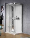 Novellini Glax 3 standard kabina prysznicowa 120x80 lewa srebrny GL32P120ST-1B