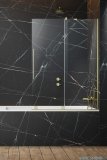 Radaway Furo Brushed Gold PND II parawan nawannowy 100cm prawy szczotkowane złoto 10109538-99-01R/10112494-01-01