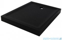 New Trendy Mild Stone Brodzik akrylowy prostokątny 90x100x11,5 cm czarny B-0575