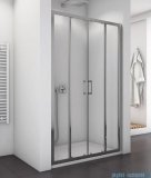 SanSwiss Top-Line TOPS4 Drzwi prysznicowe 4-częściowe 120-180cm profil biały TOPS4SM10407