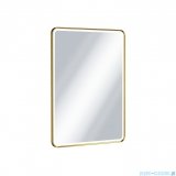 Excellent Corido lustro wiszące LED prostokątne 80x60 cm mata grzewcza złoto szczotkowane DOEX.CO080.060.GB
