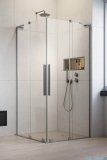 Radaway Furo SL Brushed Nickel KDD kabina 80x100cm szczotkowany nikiel 10305080-91-01L/10305100-91-01R