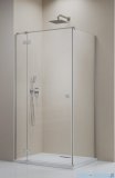 Radaway Essenza Kdj Brushed Nickel kabina 120x100cm lewa szczotkowany nikiel 1385042-91-01L/1384052-01-01