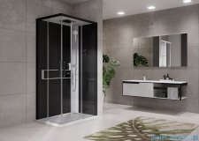 Novellini Glax 2 2.0 kabina z hydromasażem 100x80 prawa biała G22A108DT1-1UH