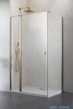 Radaway Nes Kdj II Brushed Gold kabina 90x80cm lewa szczotkowane złoto 10032090-99-01L/10039080-01-01