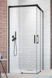 Radaway Idea Black Kdd kabina 75x80cm czarny mat/szkło przejrzyste 387066-54-01L/387061-54-01R