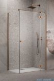 Radaway Essenza 8 Brushed Copper Kdj kabina 90x75cm prawa szczotkowana miedź 10480612-01-01R/10470237-93-01R/10113075-01-01