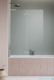 Radaway Essenza 8 SL Brushed Nickel PND II parawan nawannowy 140cm lewy szczotkowany nikiel/przejrzyste 10500140-91-01L