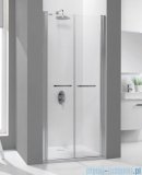 Sanplast drzwi skrzydłowe wahadłowe DD/PRIII 90x195 cm przejrzyste 600-073-0930-38-401