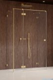 Radaway Essenza Pro Brushed Gold Kdj+S kabina 80x110x80cm lewa szczotkowane złoto 10097311-99-01L/10098080-01-01/10098080-01-01