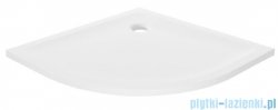 New Trendy Mild Brodzik akrylowy półokrągły 90x90x4,5 cm biały B-0622