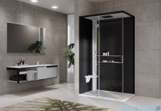 Novellini Glax 2 2.0 kabina z hydromasażem hydro plus 120x80 lewa biała G222P129ST1L-1UH