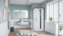 Novellini Glax 1 2.0 kabina standard 80x80 prawa czarna G21GF89DMFL-1HH