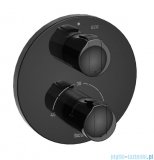 Roca T-1000 bateria prysznicowa termostatyczna podtynkowa Titanium Black EVERLUX-PVD A5A2E09CN0