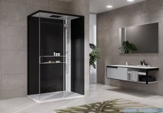 Novellini Glax 2 2.0 kabina z hydromasażem 120x80 prawa biała G222P120DM1-1UH