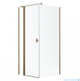 Radaway Nes Kdj II Brushed Copper kabina 110x100cm lewa szczotkowana miedź 10032110-93-01L/10039100-01-01