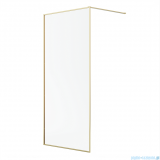 Radaway Modo F II Gold kabina Walk-in 105x201cm Złoty połysk szkło przejrzyste 10409105-09-01