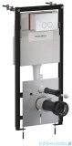 Omnires Flush Set Strongframe stelaż podtynkowy do WC z ECO spłukiwaniem przycisk spłukujący chrom połysk STFWCECO1M-RCR