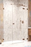 Radaway Essenza Pro Brushed Copper Kdj kabina 100x75cm prawa szczotkowana miedź 10097100-93-01R/10098075-01-01