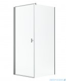 Radaway Nes Kdj I Brushed Nickel kabina 90x75cm lewa szczotkowany nikiel 10022090-91-01L/10039075-01-01