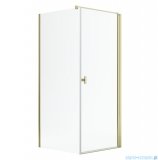 Radaway Nes Kdj I Gold kabina 90x80cm prawa złoty połysk 10022090-09-01R/10039080-01-01