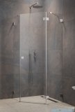 Radaway Essenza Ptj Brushed Nickel kabina pięciokątna 80x80cm prawa szczotkowany nikiel 1385010-91-01R/1385049-01-01